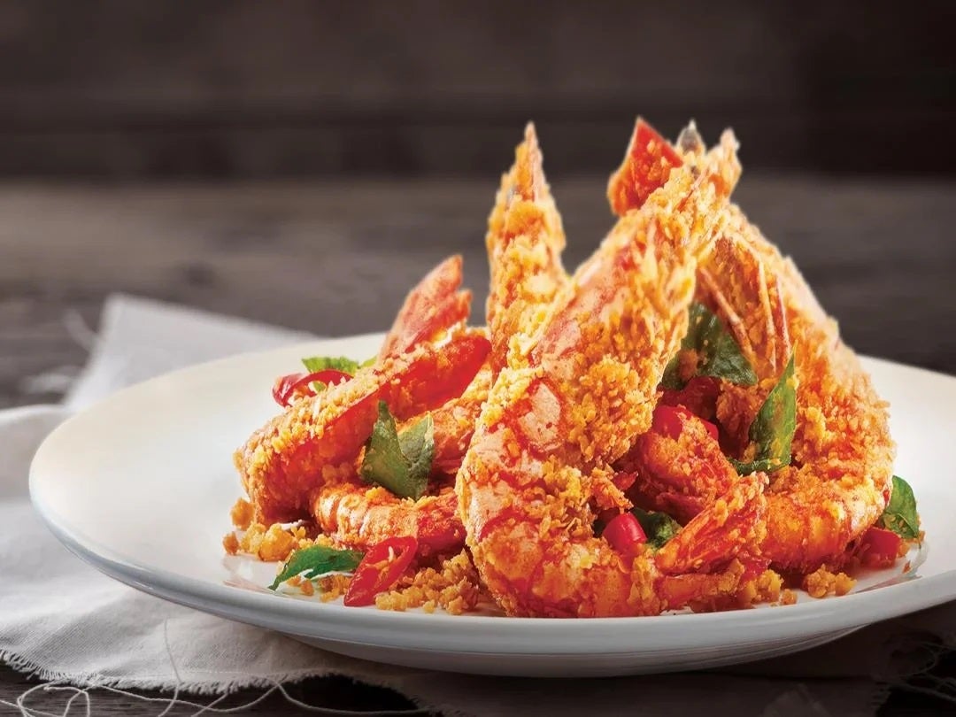 Prawns with Cereal Mixes