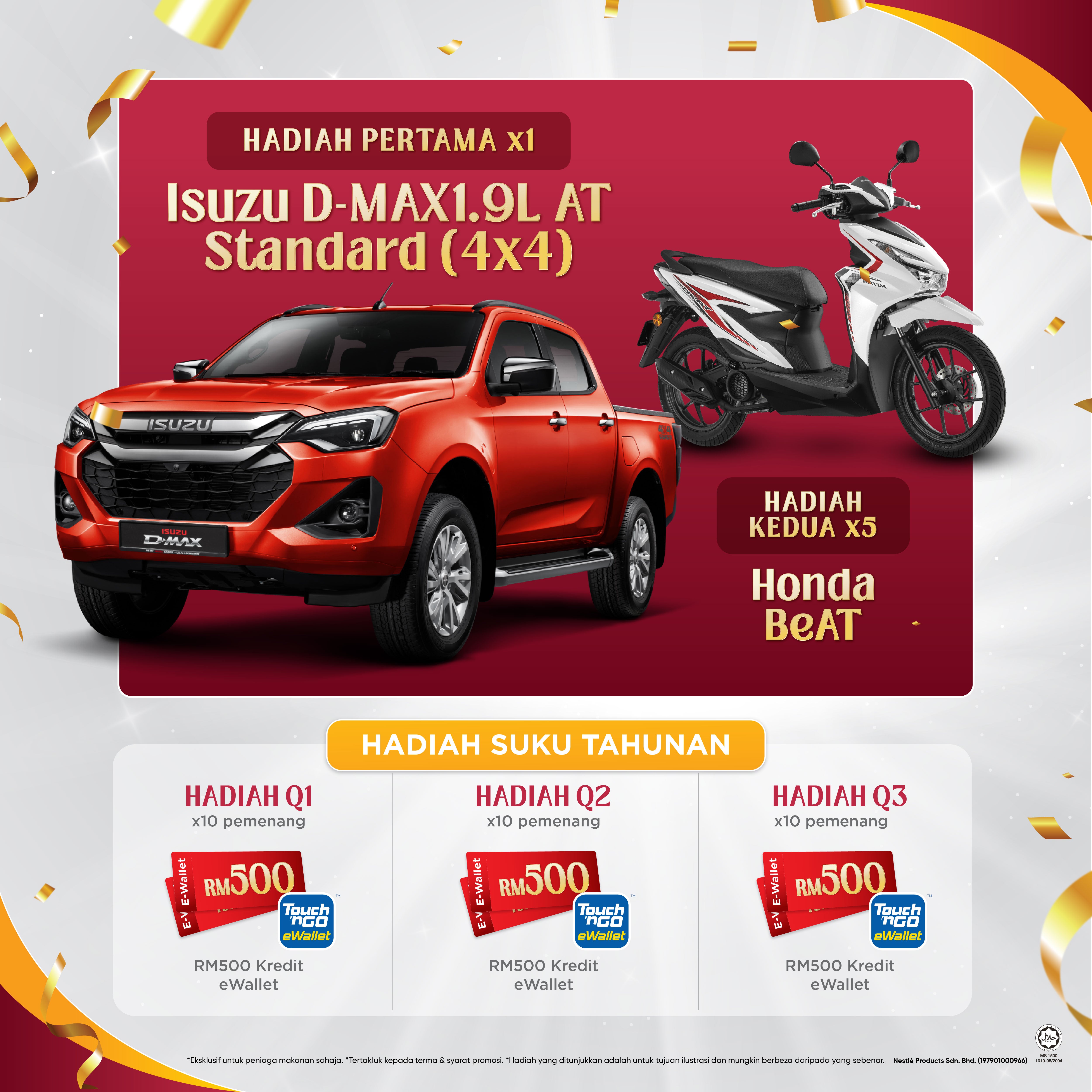 NP Jom Pamer 2026 Prizes