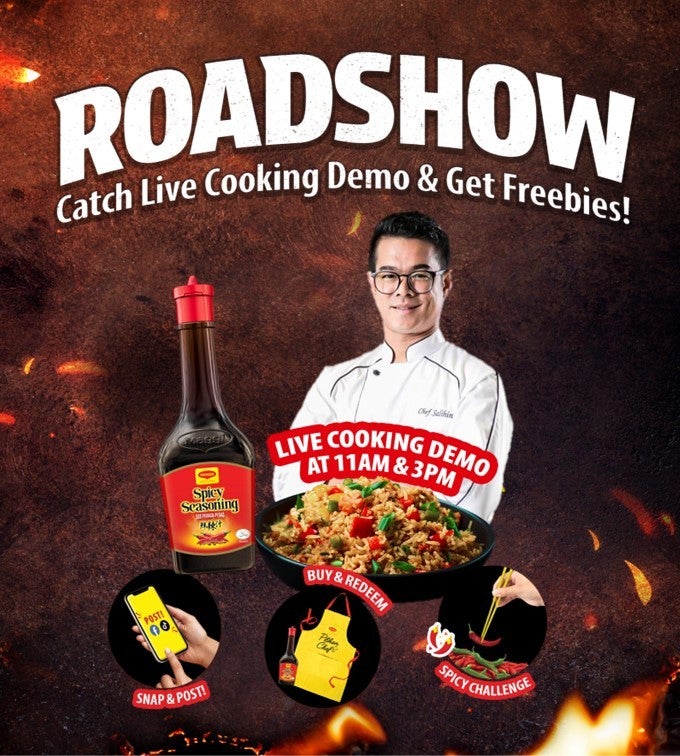 maggi professional roadshow chef banner