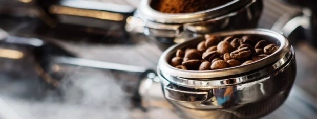 whole roasted and coffee beans