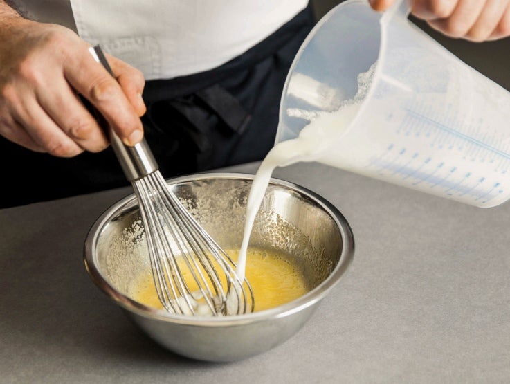 Mix Milk and Butter