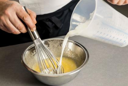 Mix Milk and Butter