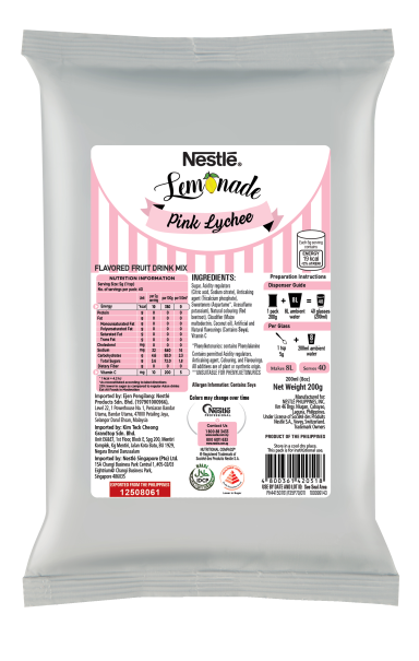 Nestle Pink Lemonade 200g Pack