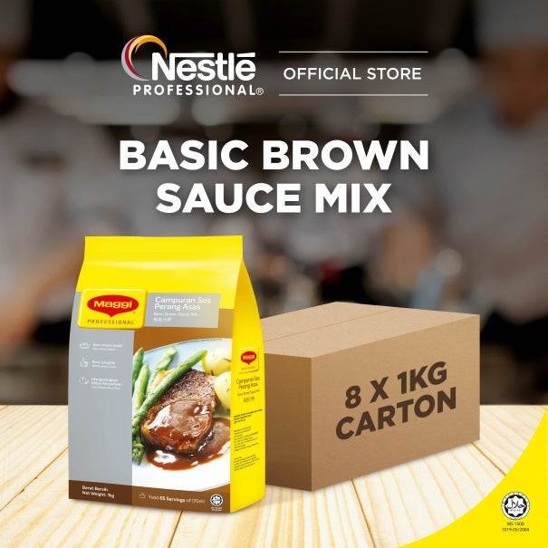 Maggi Basic Brown Mix Sauce and Carton