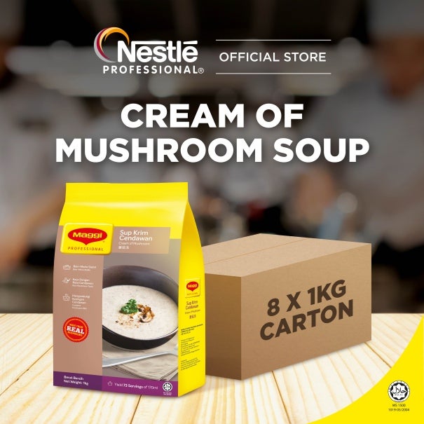 Cream of Mushroom Soup with Carton