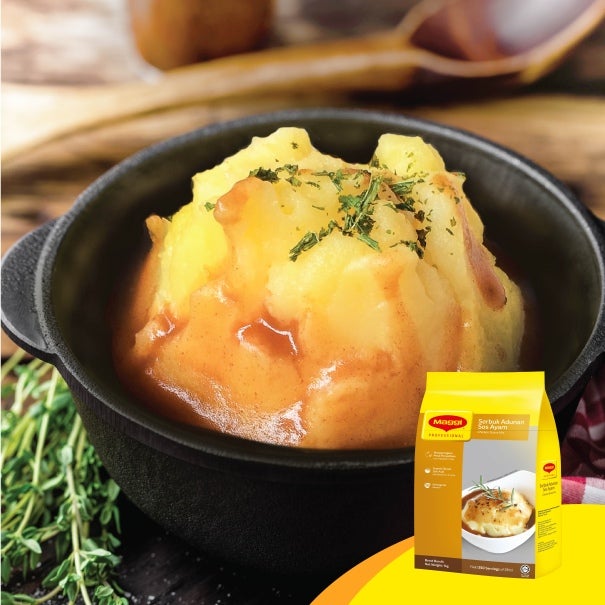 Mashed Potato with Chicken Gravy No MSG