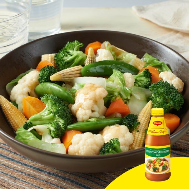 Chopsuey with Vegetarian Stock