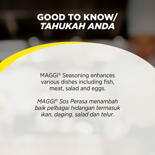 Good To Know Maggi Seasoning