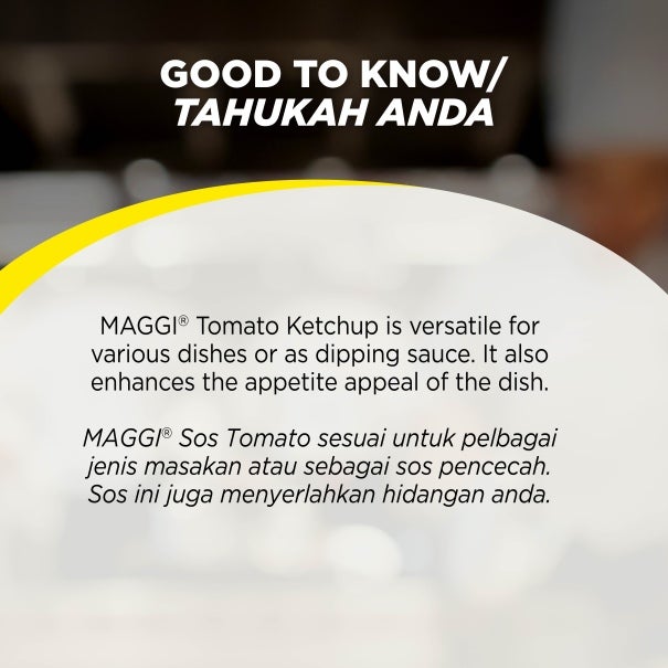 Good to Know Image about Maggi Tomato Ketchup 