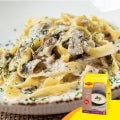 Carbonara with Cream of Mushroom Soup