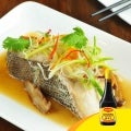 Fish topped with Vegetable and Maggi Seasoning