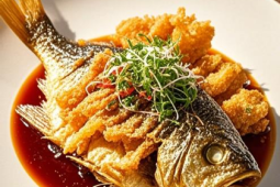 Spicy Deep-Fried Seabass