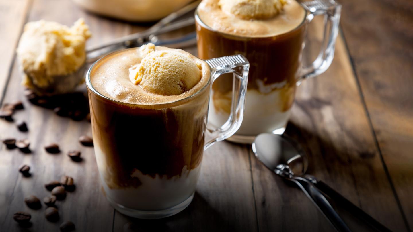Two Cups of Affogato