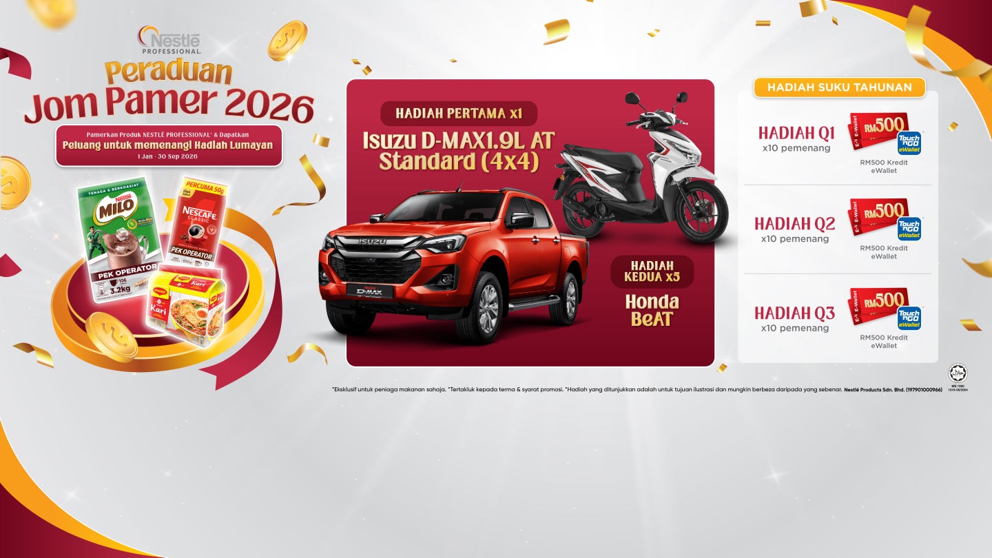 Nestle Professional Jom Pamer 2026 Landing Page Banner 